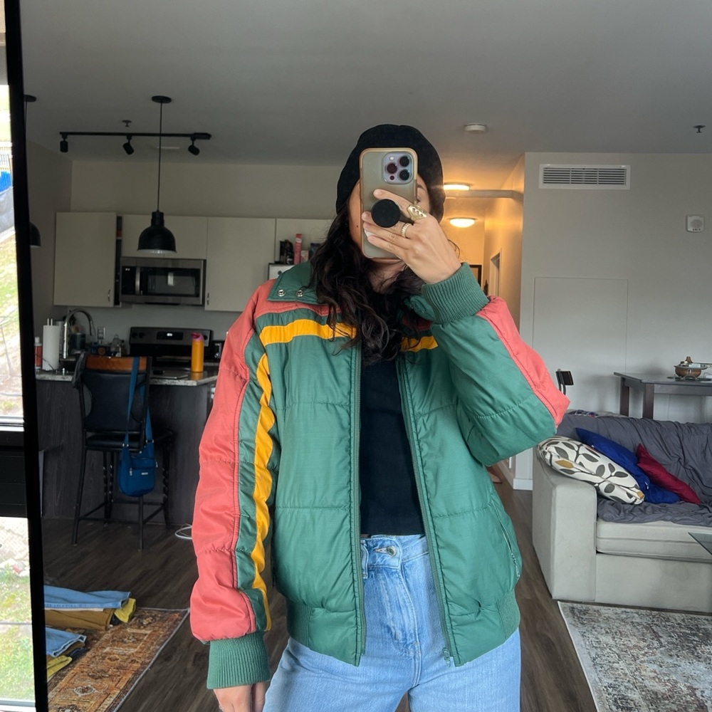 Vintage Puffer Coat Size Medium